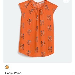 Daniel Rainn Emela Ruffle Neckline Blouse